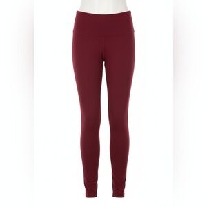 Kids Burgundy Leggings
